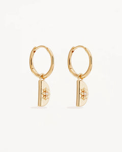 BY CHARLOTTE GOLD LOTUS HOOPS (NEW)