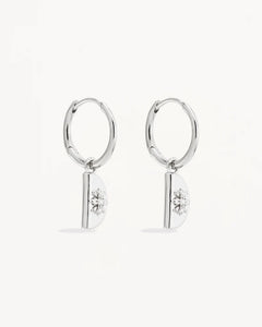 BY CHARLOTTE SILVER LOTUS HOOPS (NEW)