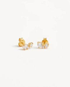 BY CHARLOTTE GOLD WHISPERS OF LOVE STUD EARRINGS