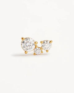BY CHARLOTTE GOLD WHISPERS OF LOVE STUD EARRINGS