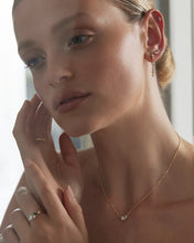 Load image into Gallery viewer, BY CHARLOTTE GOLD WHISPERS OF LOVE STUD EARRINGS

