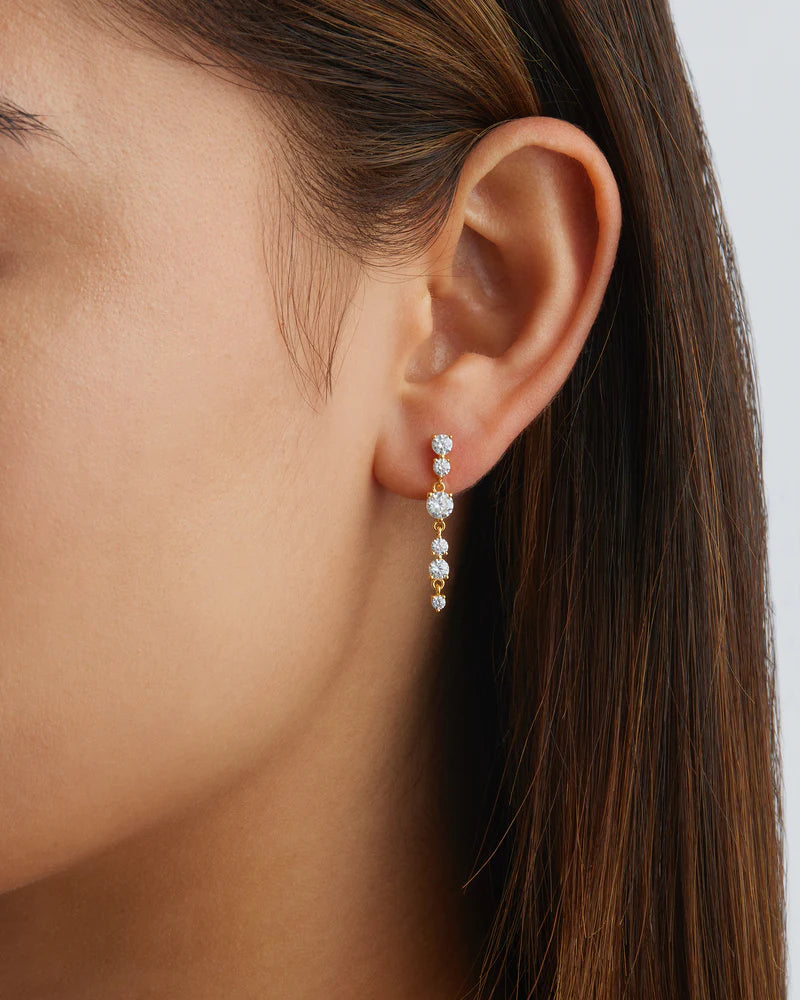 BY CHARLOTTE GOLD FOREVER YOURS DROP EARRINGS