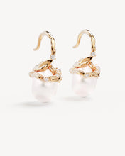 Load image into Gallery viewer, BY CHARLOTTE GOLD DIVE INTO SERENITY PEARL EARRINGS
