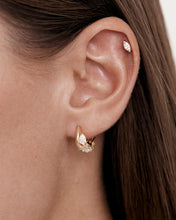 Load image into Gallery viewer, BY CHARLOTTE GOLD GUIDED BY THE STARS HOOPS
