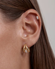 Load image into Gallery viewer, BY CHARLOTTE GOLD CELESTIAL PATH HOOPS
