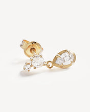 Load image into Gallery viewer, BY CHAROTTE GOLD QUIET RADIANCE DROP STUD EARRINGS
