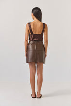 Load image into Gallery viewer, TUESDAY EMILI MINI SKIRT DARK CHOCOLATE
