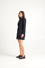 Load image into Gallery viewer, TUESDAY EMILI MINI SKIRT PINSTRIPE
