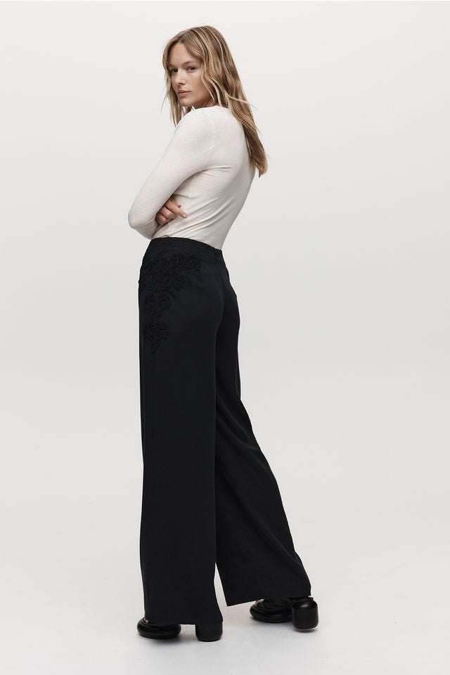 MARLE EVERETT PANT BLACK