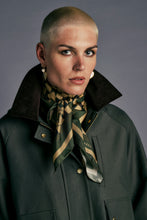 Load image into Gallery viewer, KAREN WALKER MONOGRAM LARGE CHECK CLASSIC SCARF TAN MULTI

