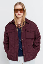 Load image into Gallery viewer, KAREN WALKER CREST JACKET MERLOT
