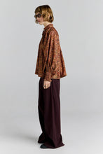 Load image into Gallery viewer, KAREN WALKER PROVINCE BLOUSE BURGUNDY MULTI
