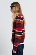 Load image into Gallery viewer, KAREN WALKER ELODIE CARDIGAN POPPY STRIPE

