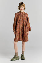 Load image into Gallery viewer, KAREN WALKER GLAZE DRESS BURGUNDY MULTI
