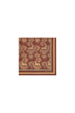 Load image into Gallery viewer, KAREN WALKER UNICORN CLASSIC SILK SCARF CHOCOLATE MULTI
