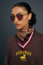 Load image into Gallery viewer, KAREN WALKER PAISLEY CLASSIC SILK SCARF BURGUNDY MULTI
