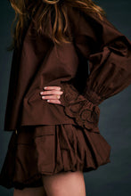 Load image into Gallery viewer, KAREN WALKER IVY BLOUSE CHOCOLATE
