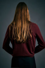 Load image into Gallery viewer, KAREN WALKER SOCIETY ARGYLE POLO BURGUNDY

