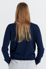 Load image into Gallery viewer, KAREN WALKER SOCIETY ARGYLE POLO NAVY
