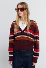 Load image into Gallery viewer, KAREAN WALKER COLETTE SWEATER POPPY STRIPE
