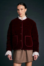 Load image into Gallery viewer, KAREN WALKER ASHFORD JACKET MERLOT
