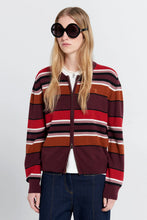 Load image into Gallery viewer, KAREN WALKER ELODIE CARDIGAN POPPY STRIPE
