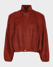 Load image into Gallery viewer, STORM FAUX SUEDE JACKET RUST
