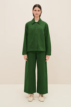 Load image into Gallery viewer, KOWTOW FELIX JACKET GREEN DENIM
