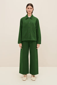 KOWTOW FELIX JACKET GREEN DENIM