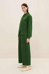 KOWTOW FELIX JACKET GREEN DENIM