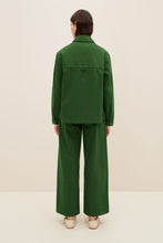 Load image into Gallery viewer, KOWTOW FELIX JACKET GREEN DENIM
