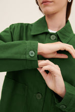 Load image into Gallery viewer, KOWTOW FELIX JACKET GREEN DENIM
