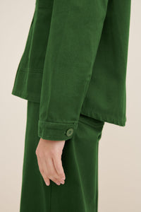 KOWTOW FELIX JACKET GREEN DENIM