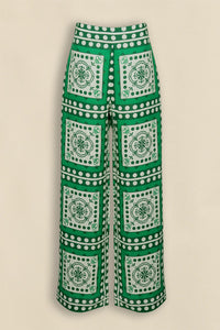 GESTURE PANT PARROT SCARF