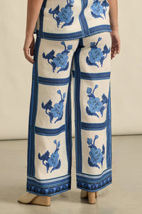 ZOE KRATZMANN GESTURE PANT AZURE COLLAGE