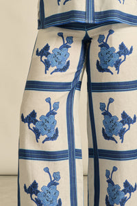 ZOE KRATZMANN GESTURE PANT AZURE COLLAGE