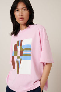 KOWTOW PLAID TEE BLOSSOM