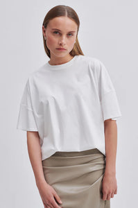 SECOND FEMALE GHITA OVERSIZED TEE WHITE