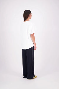 NES PIPED GIN PANTS INK/WHITE