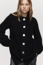 Load image into Gallery viewer, MARLE EVELYN CARDIGAN BLACK
