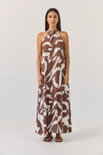 Load image into Gallery viewer, TUESDAY HALTER DRESS PAINTERLY

