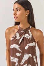 Load image into Gallery viewer, TUESDAY HALTER DRESS PAINTERLY
