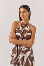 Load image into Gallery viewer, TUESDAY HALTER DRESS PAINTERLY
