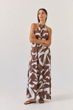 Load image into Gallery viewer, TUESDAY HALTER DRESS PAINTERLY
