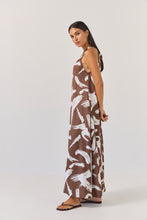 Load image into Gallery viewer, TUESDAY HALTER DRESS PAINTERLY
