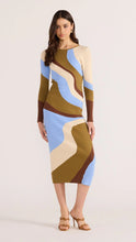 Load image into Gallery viewer, MINK PINK HANNA INTARSIA KNIT MIDI DRESS
