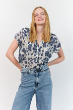 Load image into Gallery viewer, LOLLYS LAUNDRY HEATHER TOP BLUE
