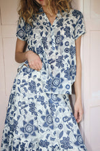 Load image into Gallery viewer, LOLLYS LAUNDRY HEATHER TOP BLUE
