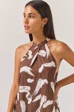 Load image into Gallery viewer, TUESDAY HALTER DRESS PAINTERLY
