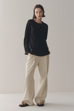 Load image into Gallery viewer, MARLE JUNIPER TOP BLACK
